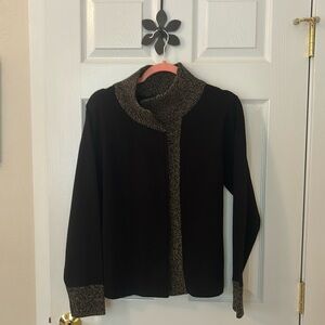 One Girl Who (Anthropology) Sweater Jacket Size Large